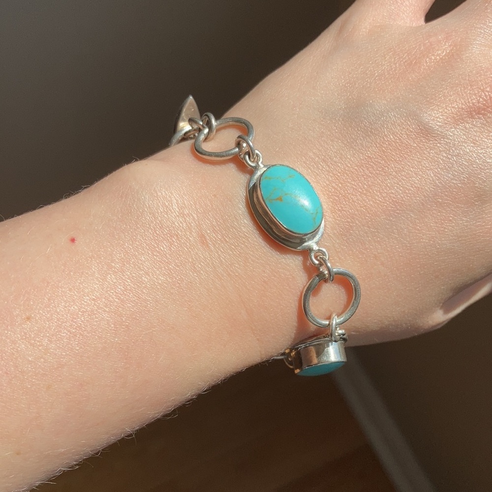 Turquoise and Silver Bracelet